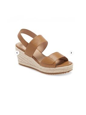 - EILEEN FISHER🍂🍁Espadrille wedge Sandals size 8